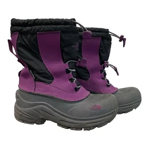 The North Face Mädchen Winter Schneestiefel--Größe 2 lila/schwarz----EUC - Bild 1 von 5