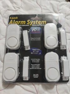 4-Pack Personal Security Wireless Home Window Door Burglar Security Alarm Sensor - Picture 1 of 3