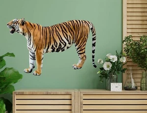 3D Big Malay Tiger 569NA Animal Wallpaper Mural Poster Wall Stickers Decal Zoe - Picture 1 of 5