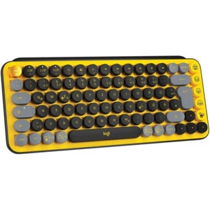 Logitech POP Keys Bluetooth, kabellose Tastatur DEUTSCH QWERTZ BLAST GELB #GBR - Bild 1 von 5