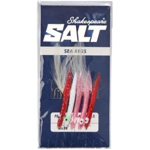 Sandalias Shakespeare con plumas de sal NUEVO 1550448 plataforma atada lista para pesca de agua salada - Imagen 1 de 1