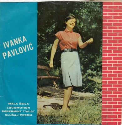 IVANKA PAVLOVIC RAY CHARLES, LITTLE EVA..... COVERS 1963 RECORD YUGOSLAVIA 7" PS - Image 1 of 4