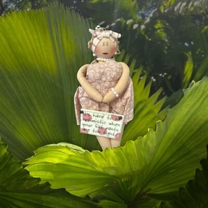 Honey and Me Plüschpuppe Curvy Übergröße mit humorvollem Schild 5 Zoll x 10 Zoll - Bild 1 von 5