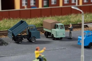 Multicar M22 Flachbett (2), Plane Und High-Board Kipper N- Maßstab Auhagen 44657 - Bild 1 von 3