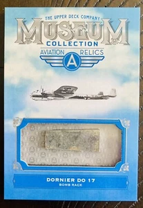 2018 Upper Deck Museum Collection “Aviation Relics” Dornier DO 17 Bomb Rack - Picture 1 of 4