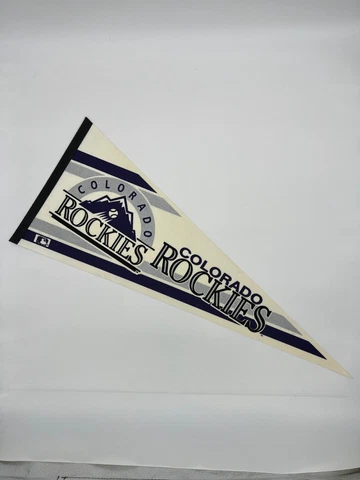 COLORADO ROCKIES MLB VINTAGE FELT PENNANT Cover