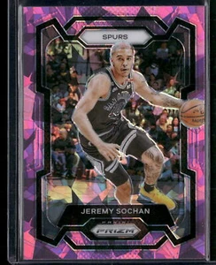 2023-24 Panini Prizm #122 Jeremy Sochan Prizms Pink Ice - Bild 1 von 2