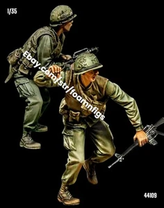 Figura de resina 1/35 Vietnam Infantería EE. UU. Lanzamiento Granada Juego de 2 figuras Modelo Kit 44109 - Imagen 1 de 3