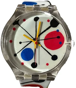 MUSEO METROPOLITANO DE ARTE (MOMA) RELOJ Alexander Calder Art Batería Nueva - Imagen 1 de 16