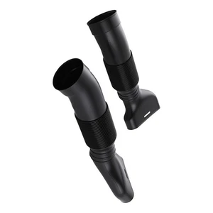 Conjunto de conducto de admisión de aire para Mercedes-Benz C240 C320 2001-2005 izquierda derecha negro - Imagen 1 de 18