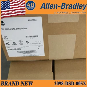 2098-DSD-005X Nuevo Sellado Ultra 3000 0.5 kW Servo Drive Stock en EE. UU. AB US - Imagen 1 de 5