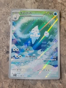 Juego de cartas coleccionables Pokemon - Vanillish - 112/086 (ilustración rara) - SV: White Flare - Imagen 1 de 2