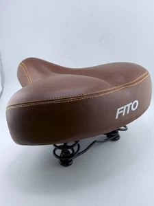 Brown Saddle Bike Seat - Versatile Fit for Adults and Trikes - Picture 1 of 5