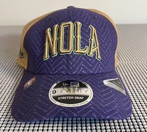 New Orleans Pelicans Mütze City Edition Cap New Era 9Seventy Snapback Lila NOLA - Bild 1 von 7