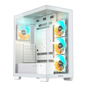 GIGABYTE C500 PANORAMIC STEALTH Midi Tower PC White ATX Mini-ATX Mini-ITX Glass - Picture 1 of 1