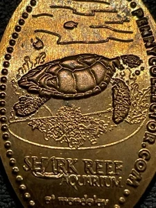 Shark Reef Aquarium Mandalay Bay Cu Elongated Penny #081001 - Picture 1 of 3