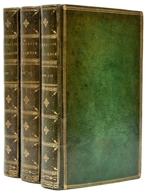 Sophocles, Tragoediae Septem  [3 vol. set, limited to 250 sets] 1788 - Image 1 of 3