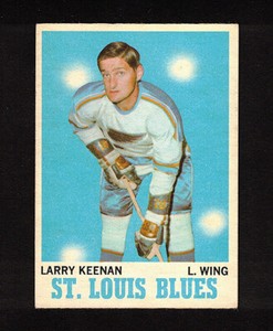 1970-71 LARRY KEENAN #104 VG-EX+ OPC ** St. Louis Star Vintage NHL Hockey Card
