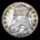 1820 Capped Bust Half Dollar - Stunning Condition Type Coin - #Sw457