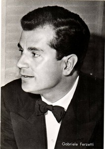 Card D'Epoca Gabriel Ferzetti - Non Viaggiata - MF29770