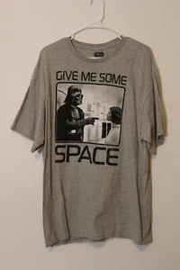 Star Wars "Give Me Some Space" 90% Cotton T-Shirt Size XL - Picture 1 of 4