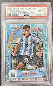 2023 Topps Argentina Fileteado Thiago Almada Rookie RC /99 PSA 10 - Picture 1 of 2