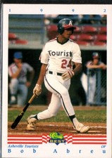 1992 Classic Best Baseball #383 Bob Abreu Asheville Tourists