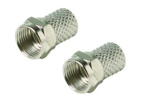 Conectores coaxiales giratorios Steren RG59, conector tipo F - paquete de 2 - Imagen 1 de 1