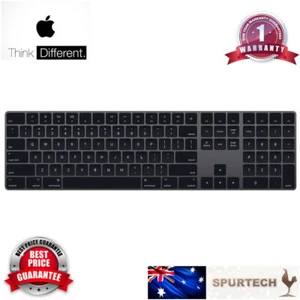 Apple Magic Keyboard A1843 with Numeric Keypad Bluetooth Space Grey - Picture 1 of 1
