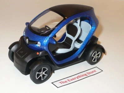 KINSFUN RENAULT TWIZY 1:18 SCALE METALLIC BLUE NEW NO BOX USA FREE SHIP - Image 1 of 4