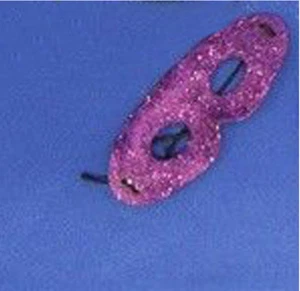 Purple Glitter Halloween/Mardi Gras/Carnival Mask Fits 18inch AG & Boy Dolls  - Picture 1 of 2