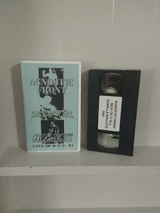 Agnostic Front Sick Of It All Gorilla Biscuits Live 1991 VHS NYHC Hardcore Punk - Picture 1 of 3