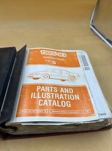 1985-93 NOVA GEO PRIZM S PARTS AND ILLUSTRATED CATALOG MANUAL 17S - Picture 1 of 9