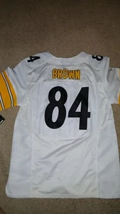 NFL-PITTSBURGH STEELERS-ANTONIO BROWN-JERSEY-#84-SIZE 44-NIKE-ON FIELD-SEWN-NEW - Picture 1 of 7