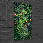 Tulup Image Sur Verre Acrylique Tableaux 50X100 - Plantes Tropicales