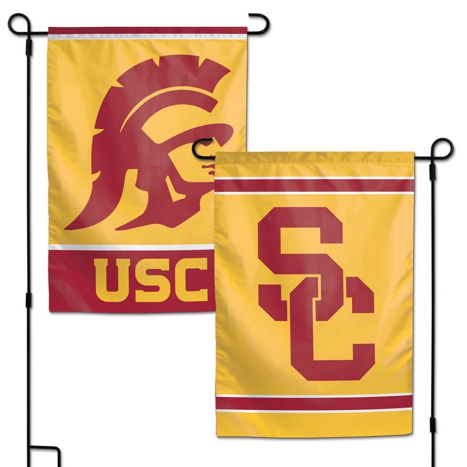 USC TROJANS 12"X18" 2 SIDED GARDEN FLAG NEW WINCRAFT 👀 - Image 1 of 1