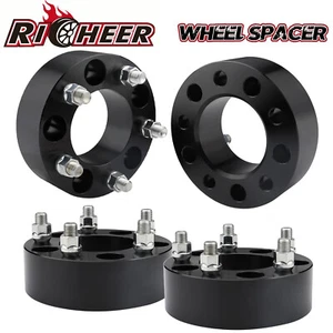 2'' 5x5 to 5x5 Wheel Spacers 14x1.5 for 1988-1999 Chevy C1500 Grand Cherokee JL - Picture 1 of 9
