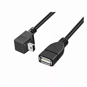 J29 Mini USB Connecteur À A Douille Câble OTG Adaptateur 25cm pour Clé Radio - Photo 1 sur 13