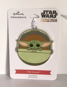 Hallmark 2022 Star Wars Grogu Baby Yoda Child Mandalorian Christmas Ornament New - Picture 1 of 4