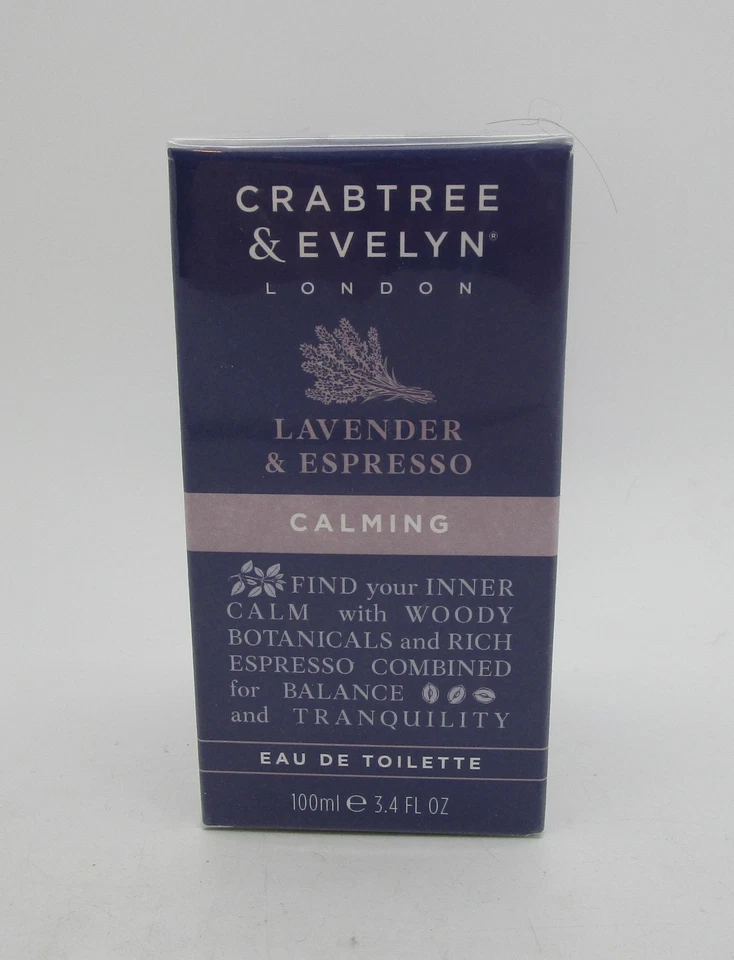 LAVENDER & ESPRESSO Crabtree & Evelyn CALMING EAU DE TOILETTE 3,4 OZ. Foto 1 de 1