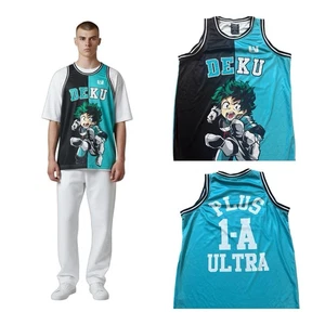 My Hero Academia Deku Split Basketball Trikot Out Of Production - Oversized XS - Bild 1 von 18