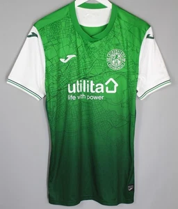 HIBERNIAN 2021/2022 HOME FOOTBALL SHIRT JOMA SOCCER JERSEY SIZE L ADULT - Picture 1 of 5