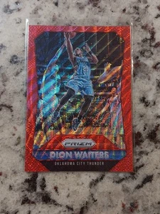 2015-16 Panini Prizm Dion Waiters Ruby Wave /350 #126 Thunder - Foto 1 di 2