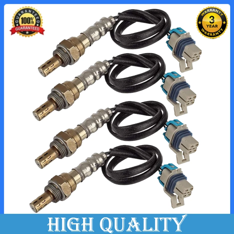 Set of 4 Up+Downstream Oxygen Sensor Fit For GMC Yukon 4.8L V8 2003 2004 2005 US - Imagem 1 de 4