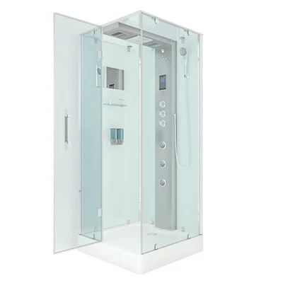 AcquaVapore Duschkabine Komplettdusche Fertigdusche Dusche D38-20L1 100x100cm  - Bild 1 von 4