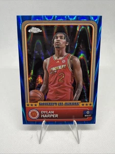 Dylan Harper Topps Chrome McDonald's All-American Blue RayWave  Refractor #38 NM - Picture 1 of 2