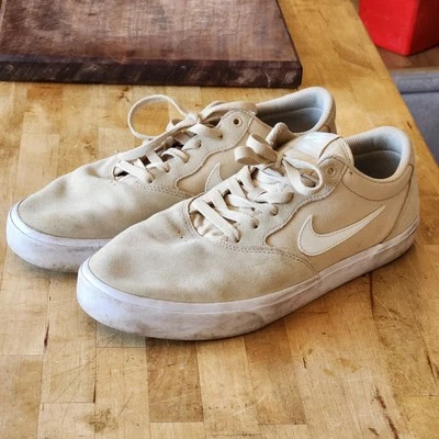 Nike Sb Chron Slr Grano Blanco Talla Us 12 CD6278-204 Zapato de Monopatín En muy buena condición Foto 1 de 4