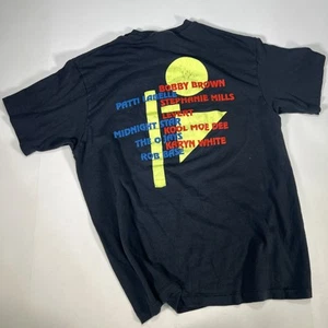 10th Annual Budweiser Superfest Shirt Adult Large 1989 Vtg Rob Base Bobby Brown - Picture 1 of 7