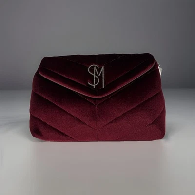 NEW Steve Madden Velvet Burgundy Quilted Shoulder Handbag Coleman BCOLEMAN - Image 1 of 4