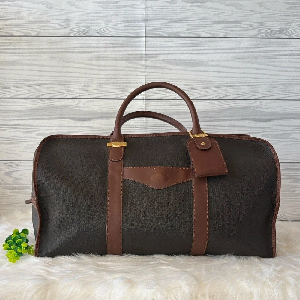 Dunhill L Canvas Weekender ダンヒル Dunhill mens leather canvas - Gem